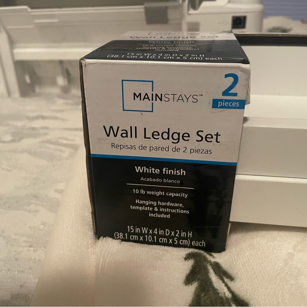Wall ledge set. Never used.